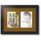 ArtToFrames Collage Photo Picture Frame with 2 - 5x7 inch Openings, Framed in Black with Over 62 Mat Color Options and Regular Glass (CSM-3926-35)